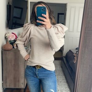 Express puff sleeve sweater